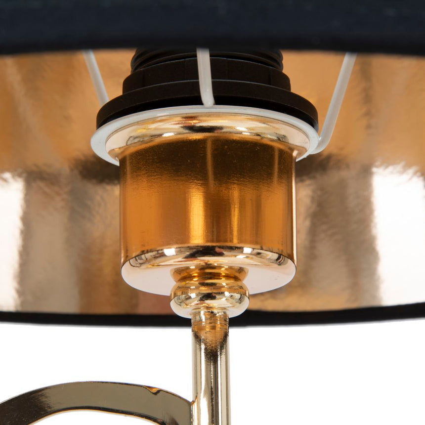 Glam Hearts fém asztali lámpa