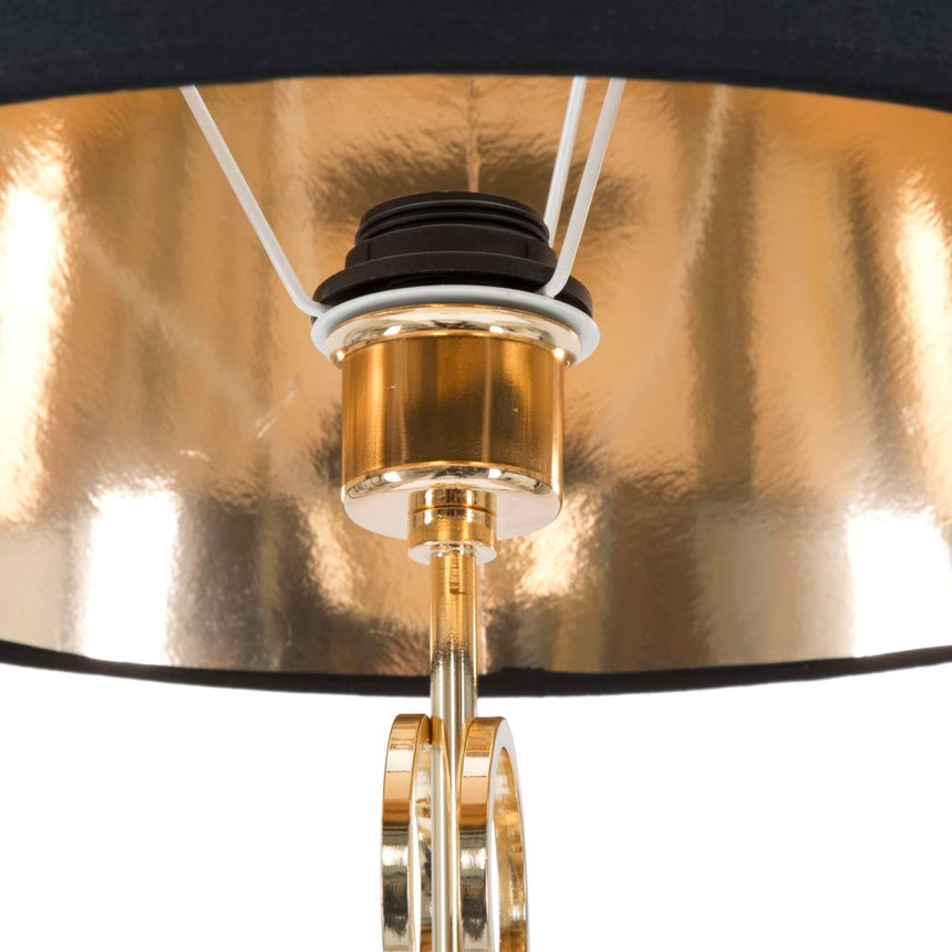 Monkey resin table lamp 34cm