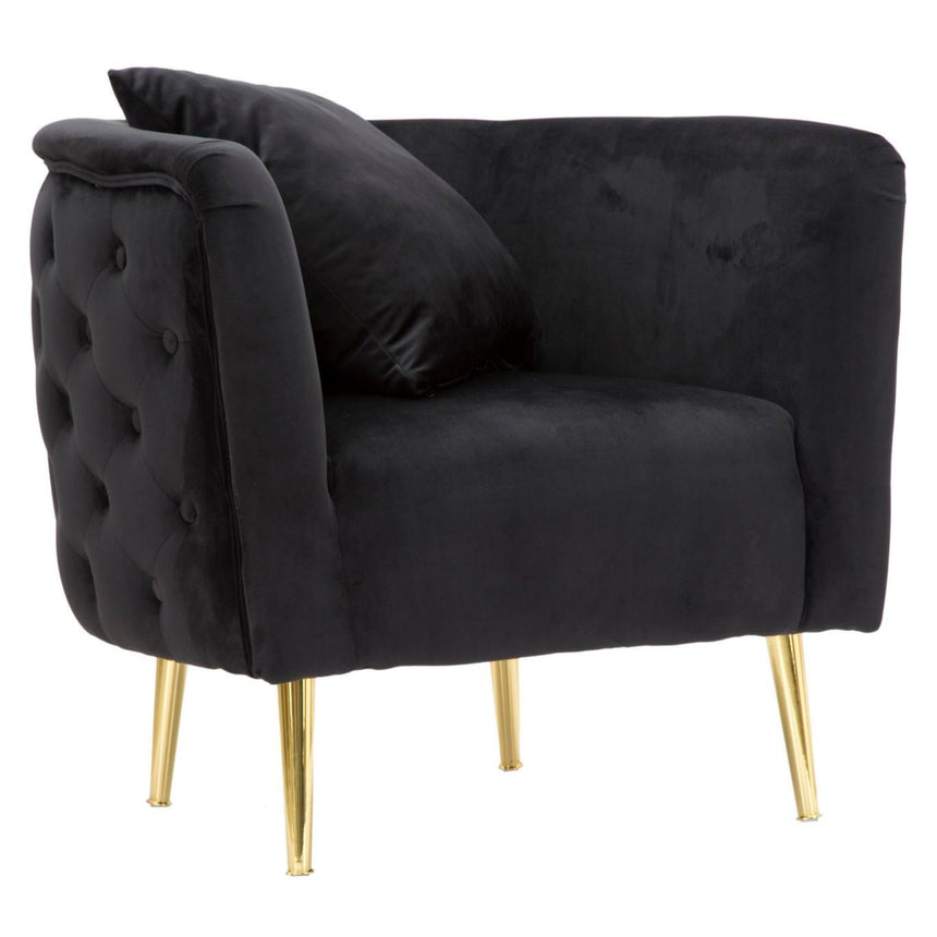 Bucarest bársony fotel