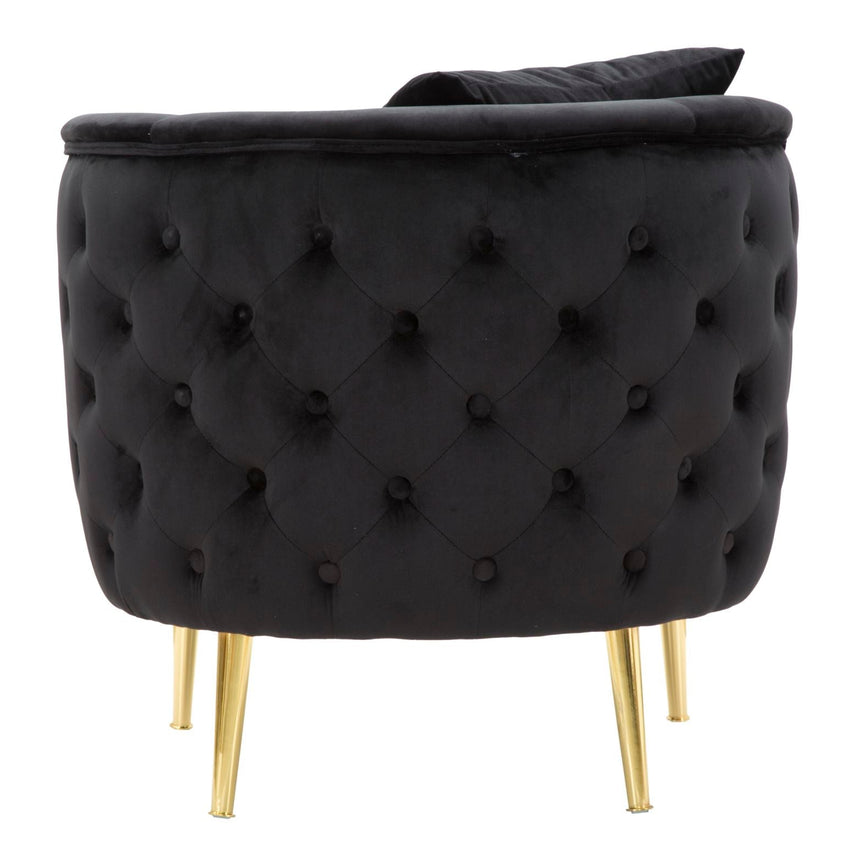 Bucarest bársony fotel