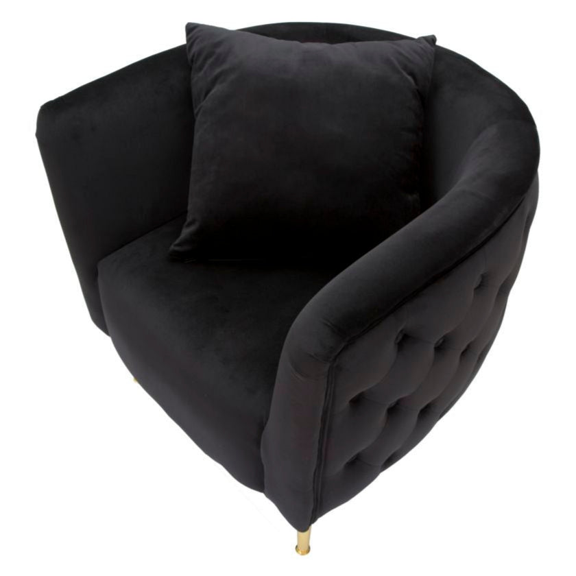 Bucarest bársony fotel