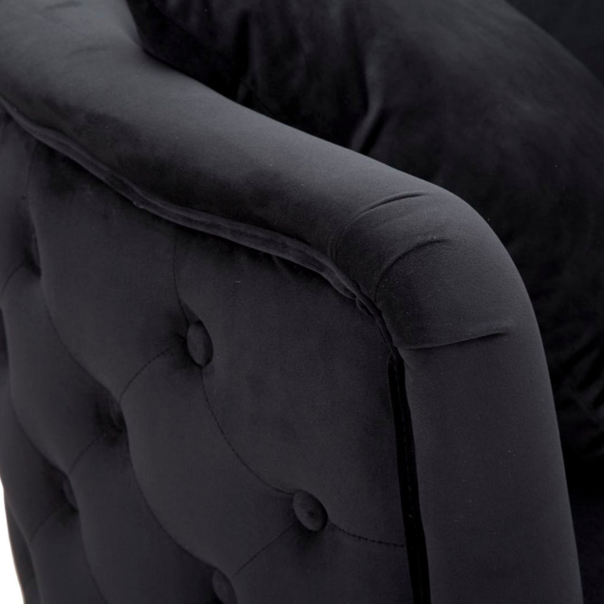 Bucarest bársony fotel