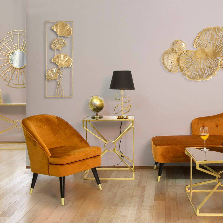 Glam Hearts fém asztali lámpa