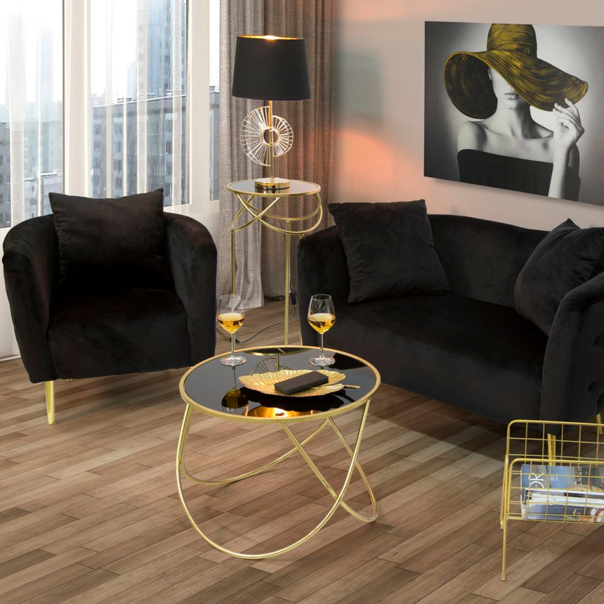 Bucarest bársony fotel