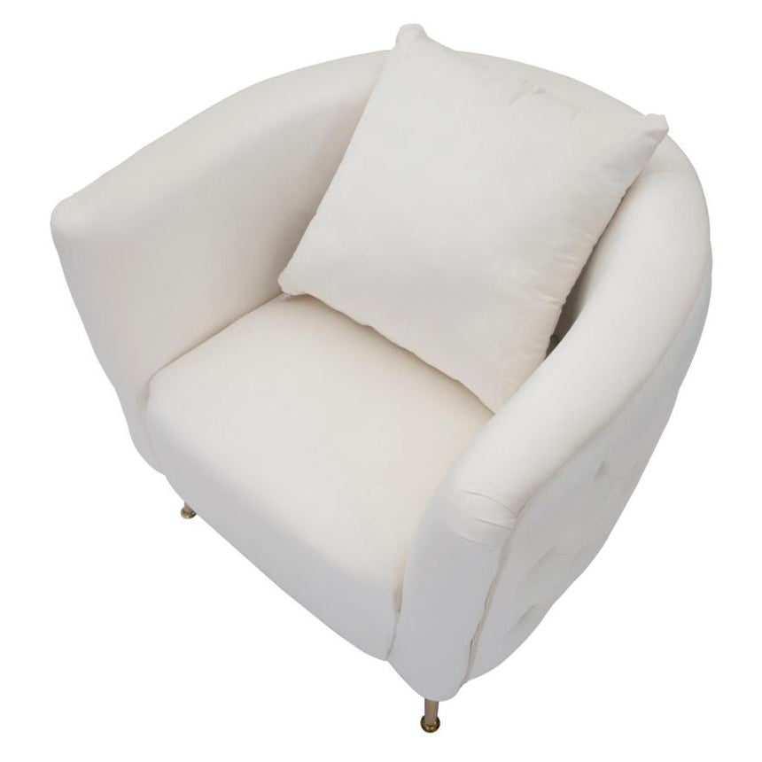 Bucarest bársony fotel