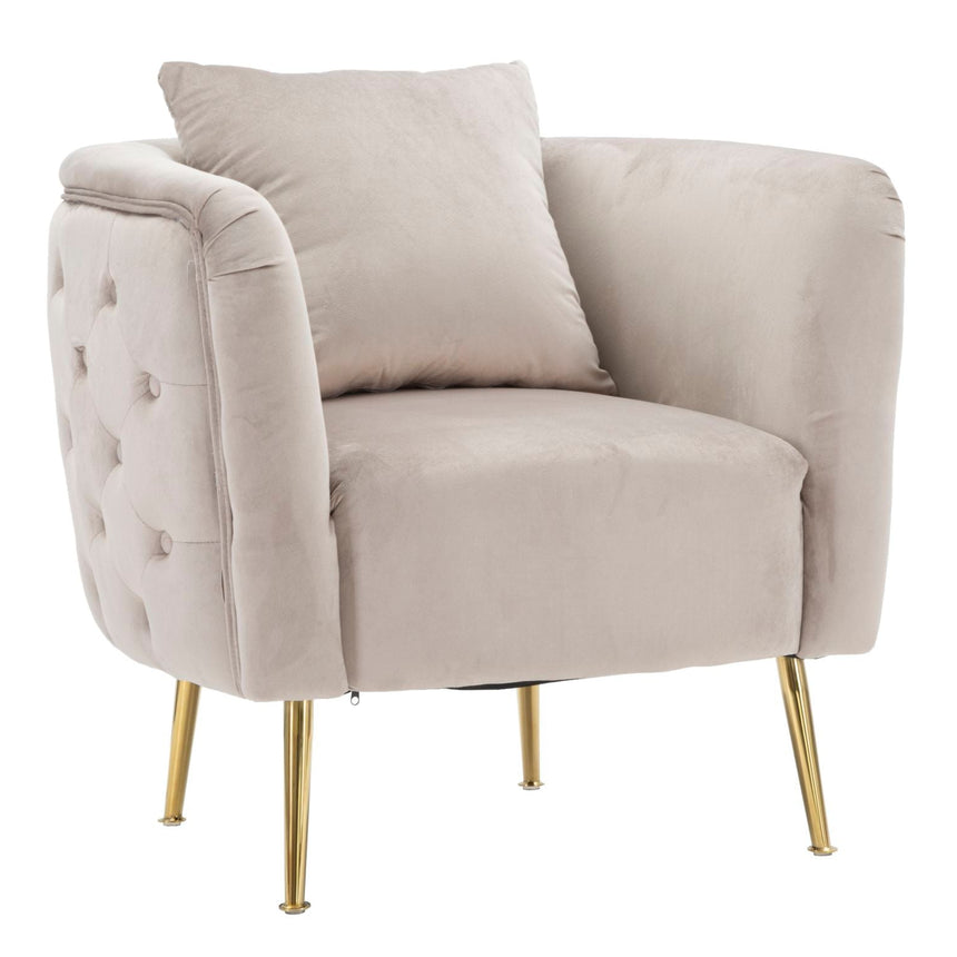 Bucarest bársony fotel