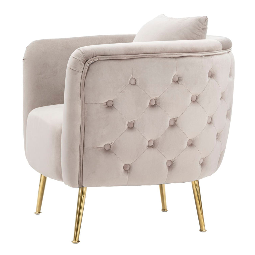 Bucarest bársony fotel