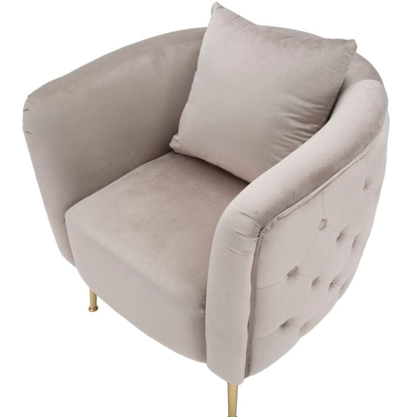 Bucarest bársony fotel