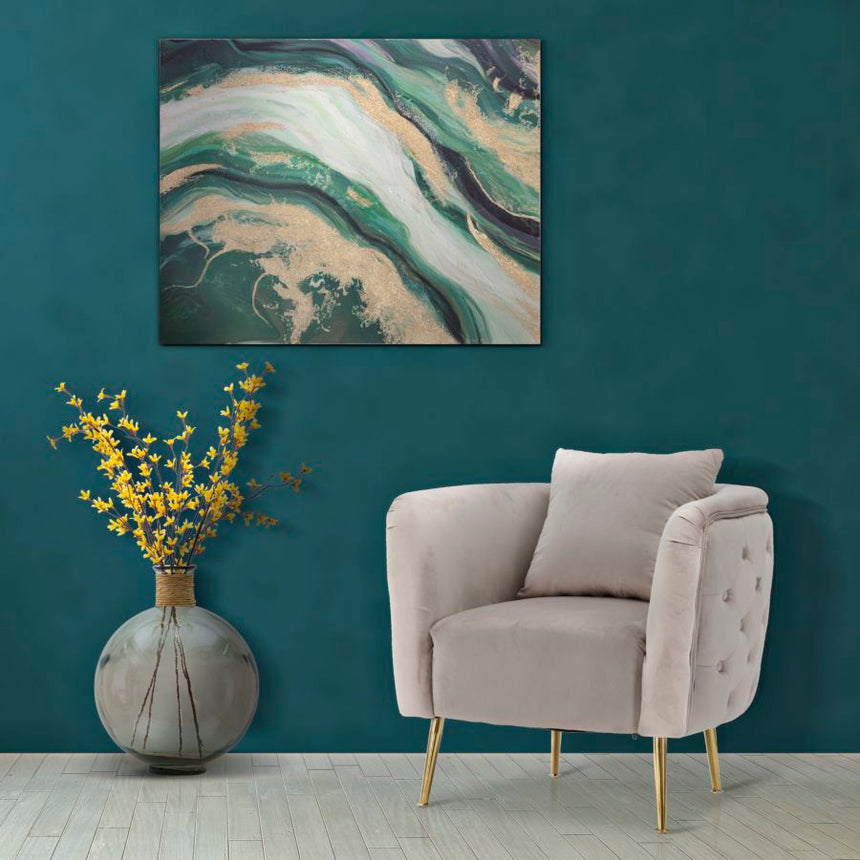 Bucarest bársony fotel