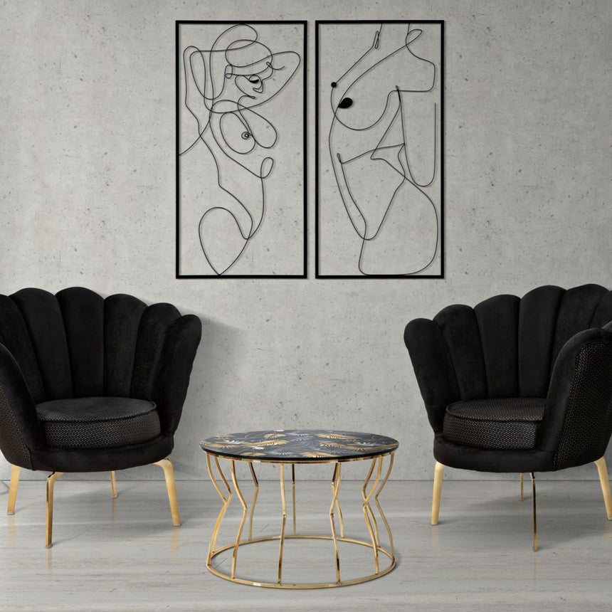 Body fém falikép szett