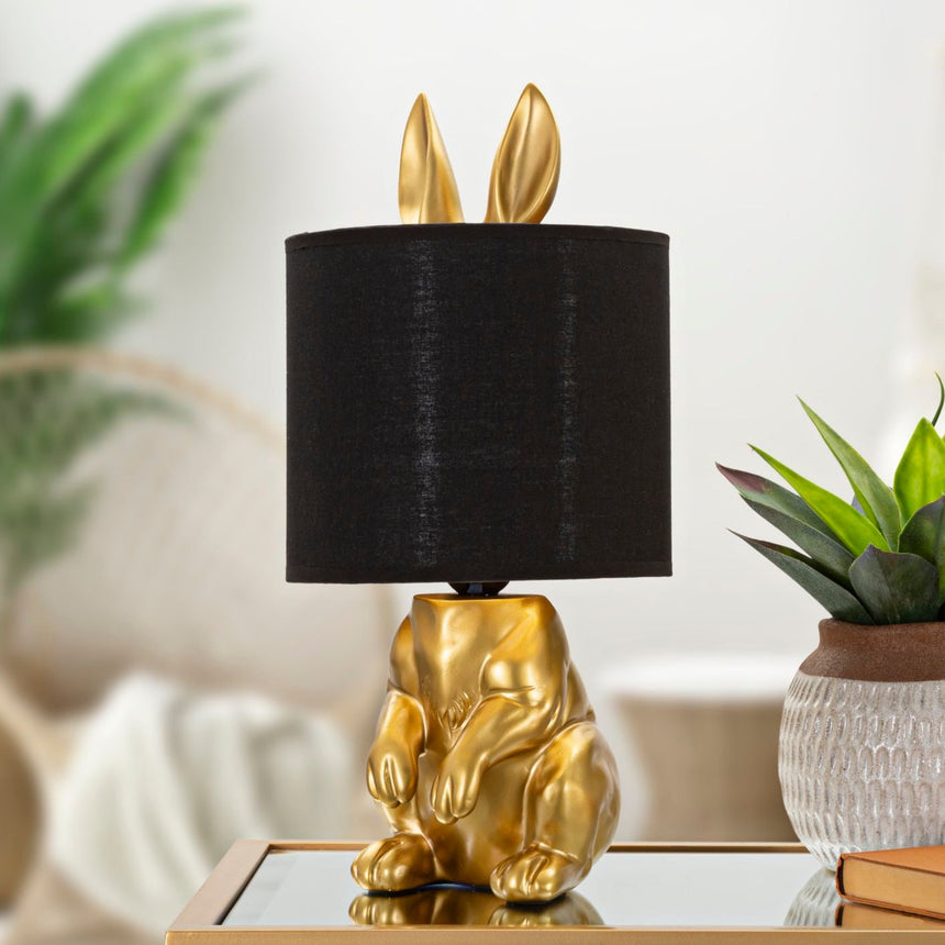 Coniglio műgyanta asztali lámpa