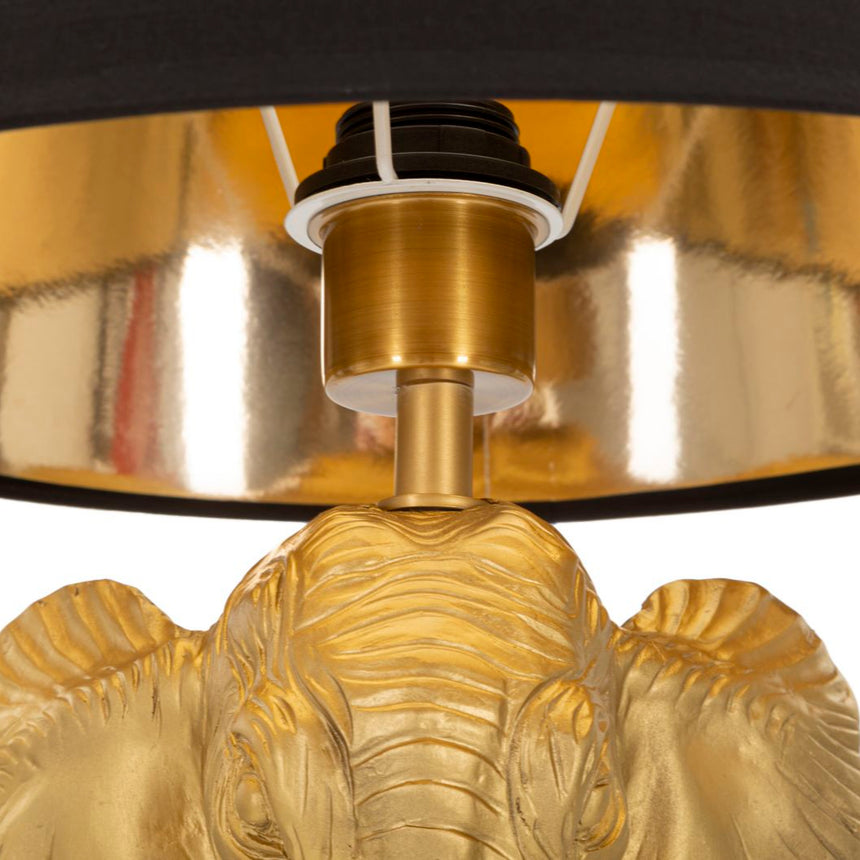 Monkey resin table lamp 34cm