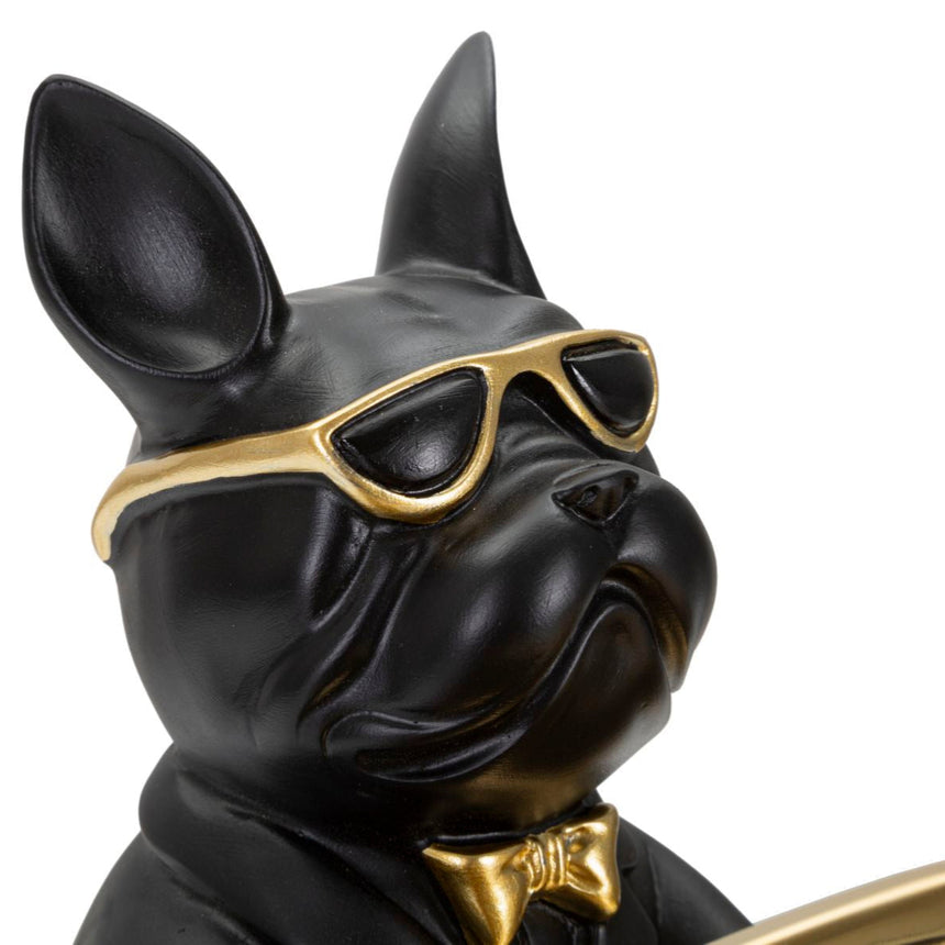Bull Dog műgyanta szobor