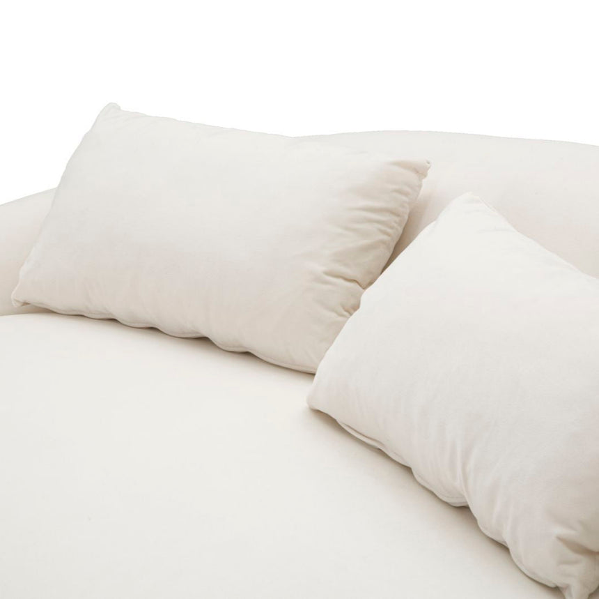 Oslo 3-seater velvet sofa