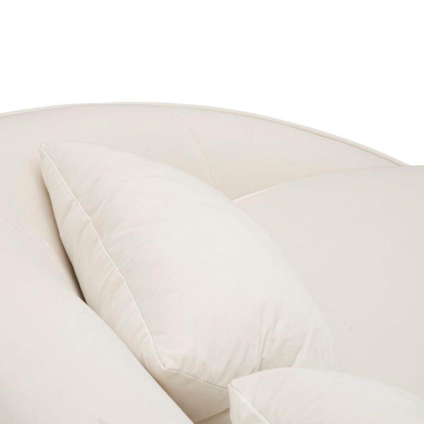 Oslo 3-seater velvet sofa