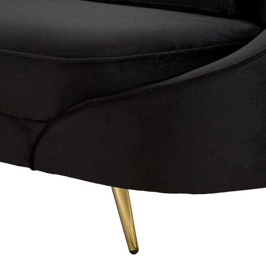 Oslo 3-seater velvet sofa