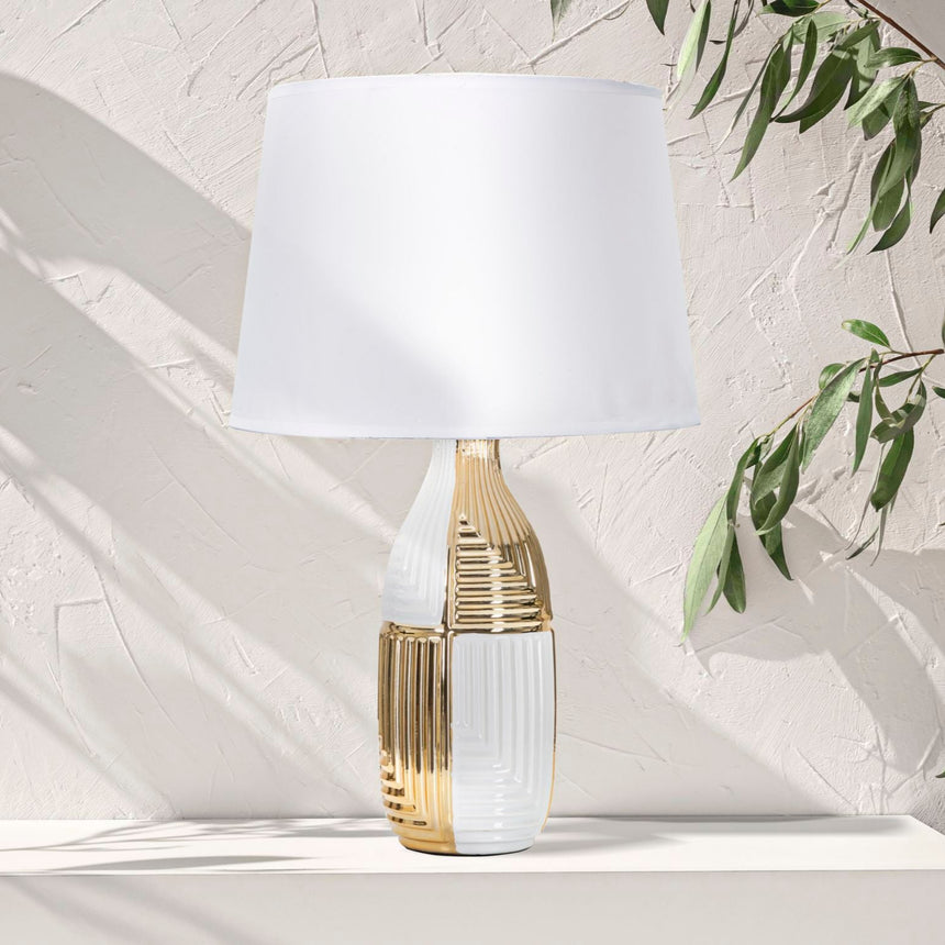 Monkey resin table lamp 34cm