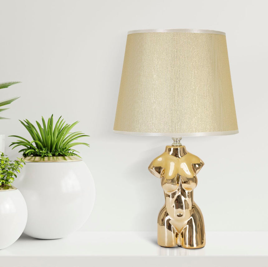 Glam Woman kerámia asztali lámpa