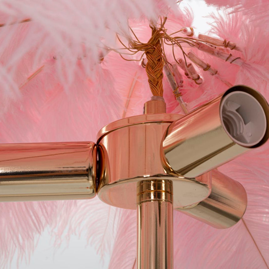 Monkey resin table lamp 34cm