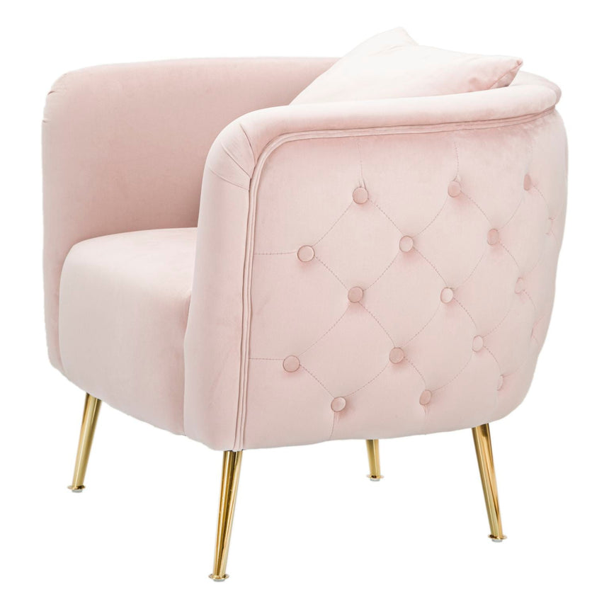 Bucarest bársony fotel