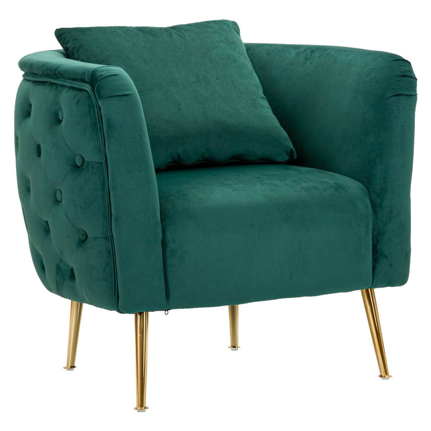 Bucarest bársony fotel