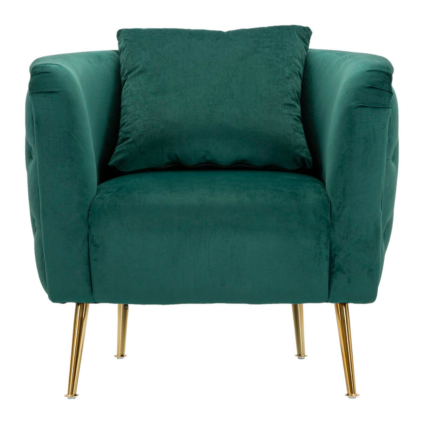 Bucarest bársony fotel