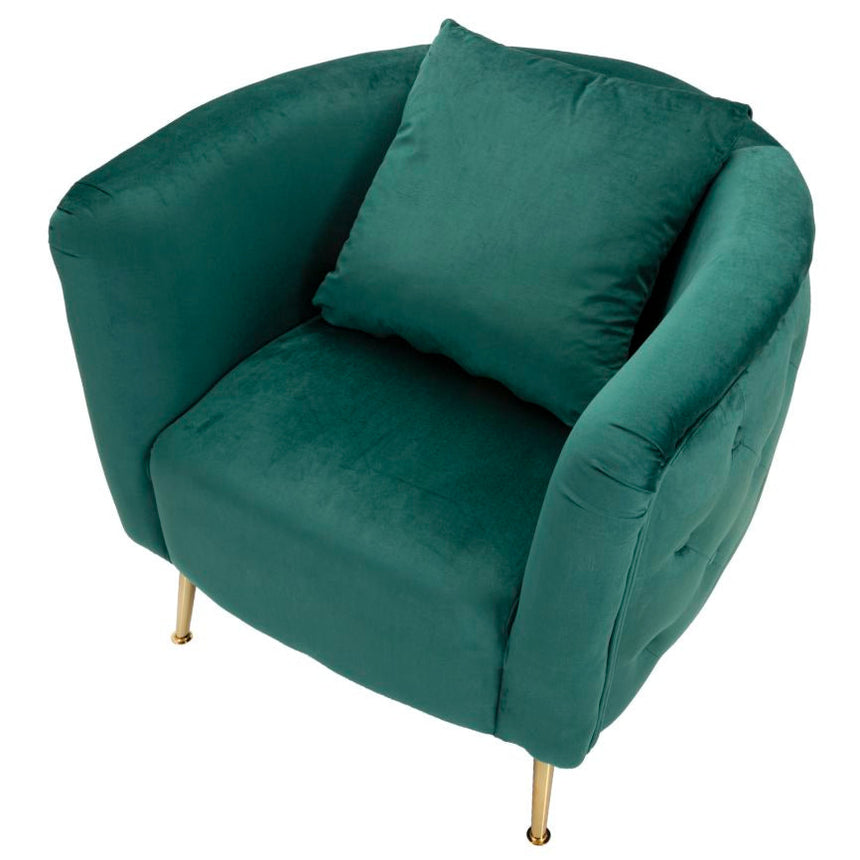 Bucarest bársony fotel