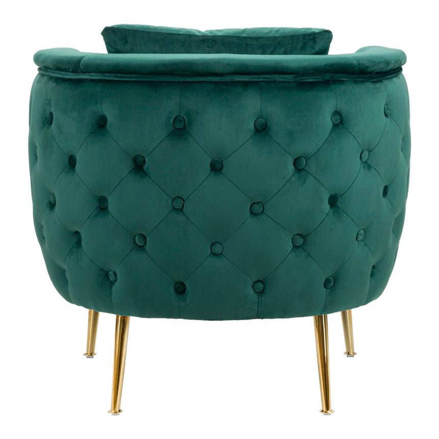 Bucarest bársony fotel