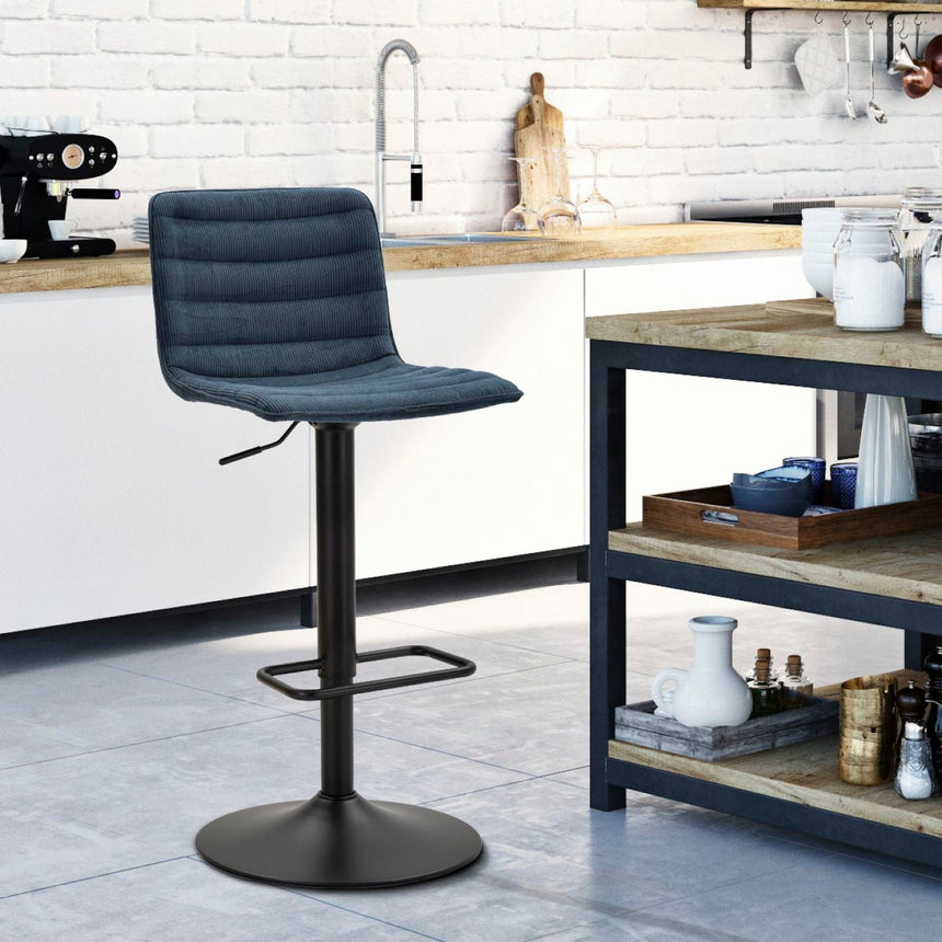 High kordbársony bárszék szettben