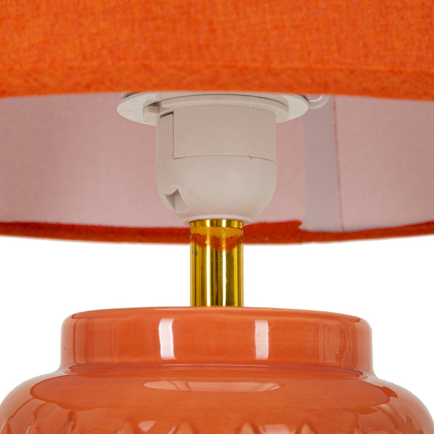 Monkey resin table lamp 34cm