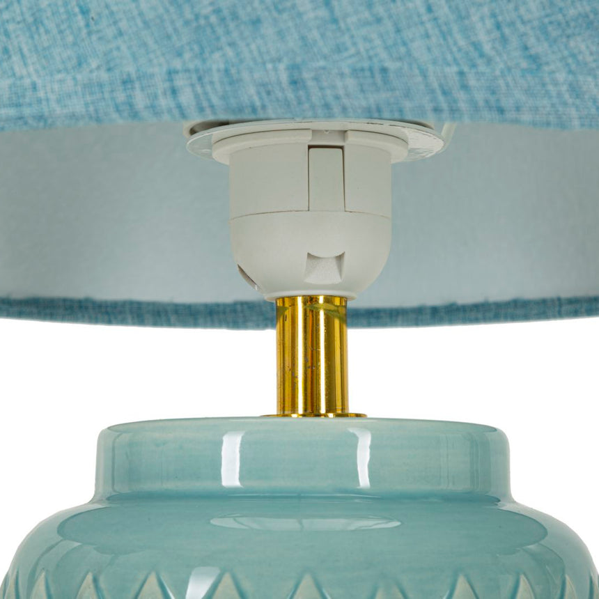 Monkey resin table lamp 34cm