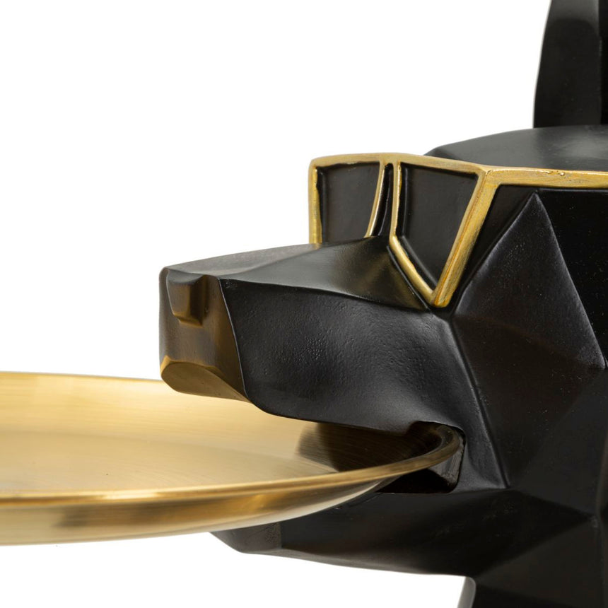 Monkey resin table lamp 34cm