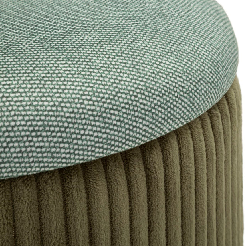 Bolzano corduroy pouf set