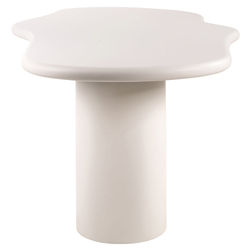 Bloomstone étkezőasztal – Fehér öko-gipsz felülettel 230 cm