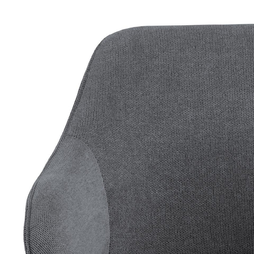 Clara chenille swivel chair