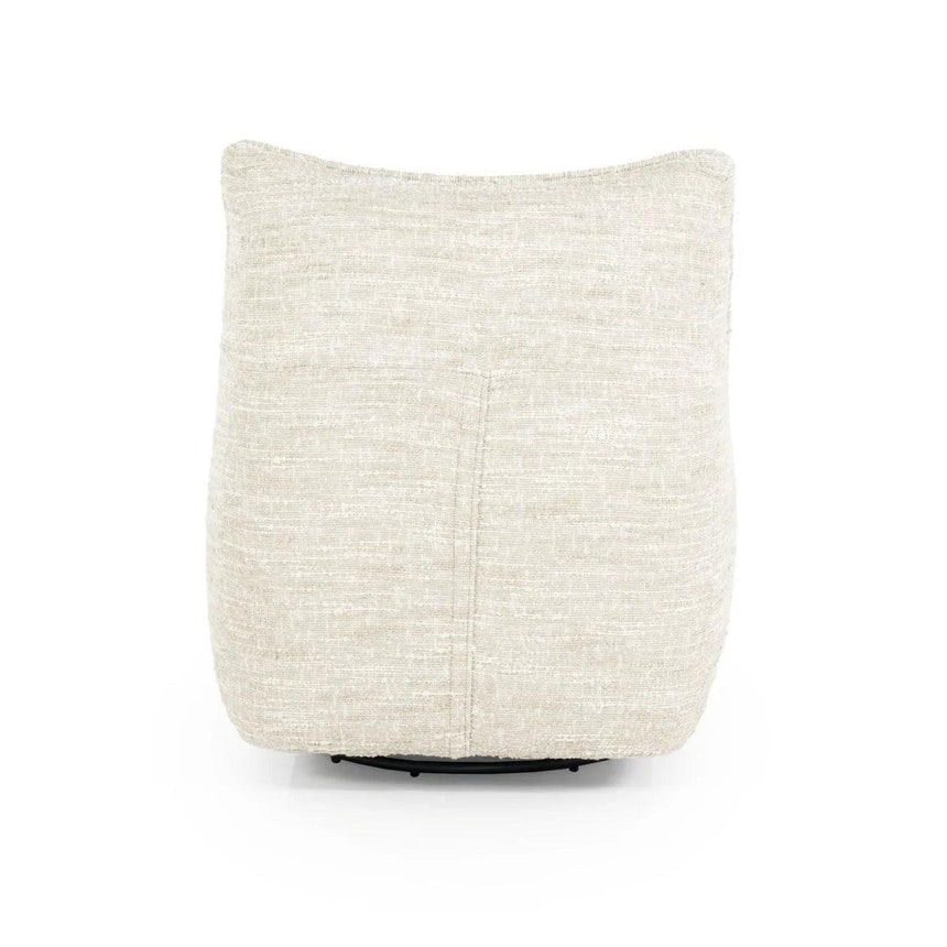 Loys fabric swivel armchair