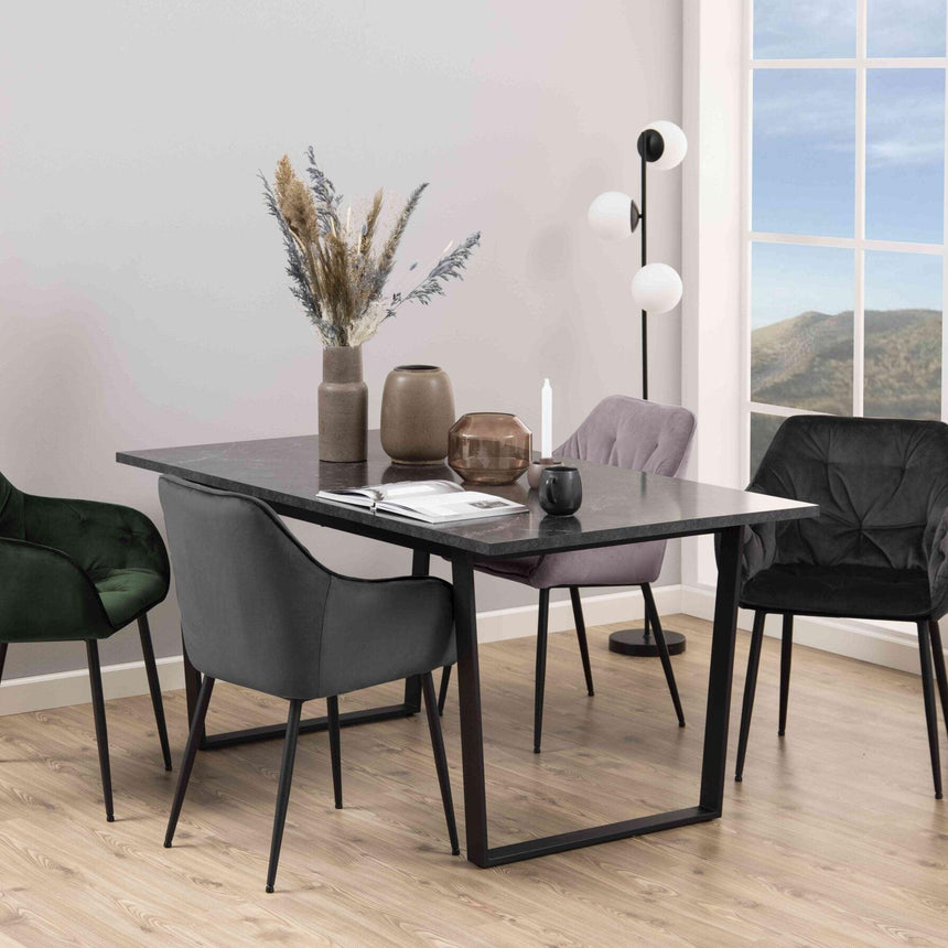 Amble márvány étkezőasztal 160x90-3