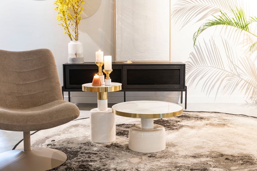 Glam fém lerakóasztal