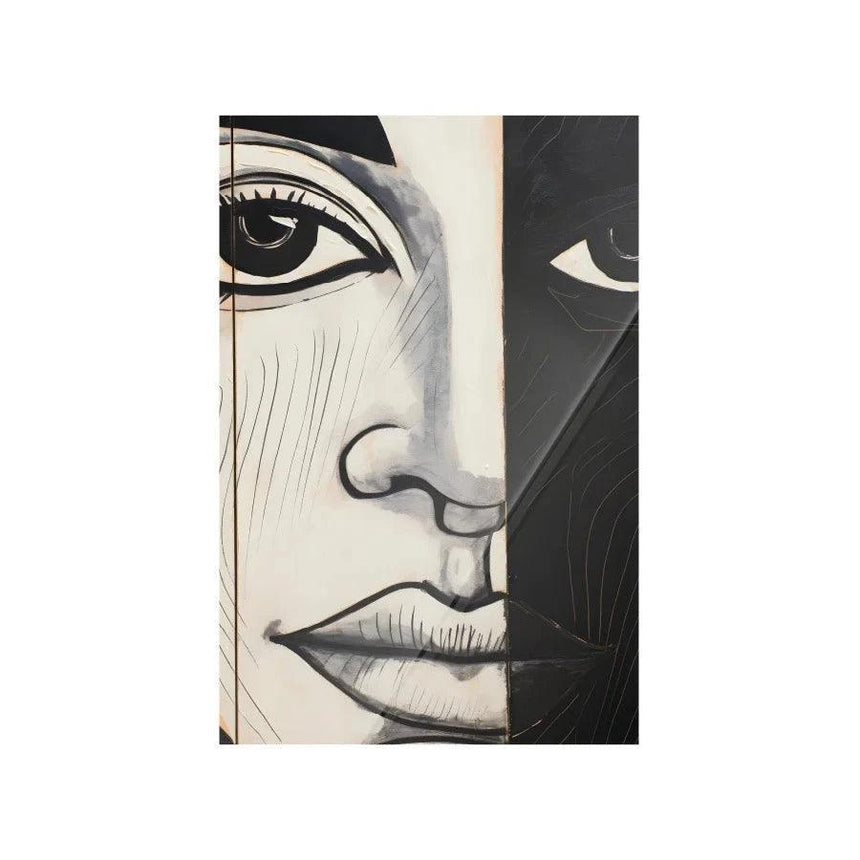 Contrast design mural