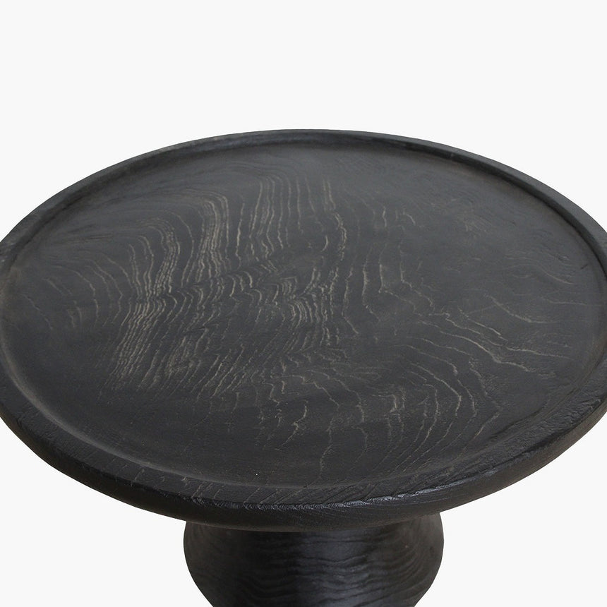 Nero Twilight wooden side table