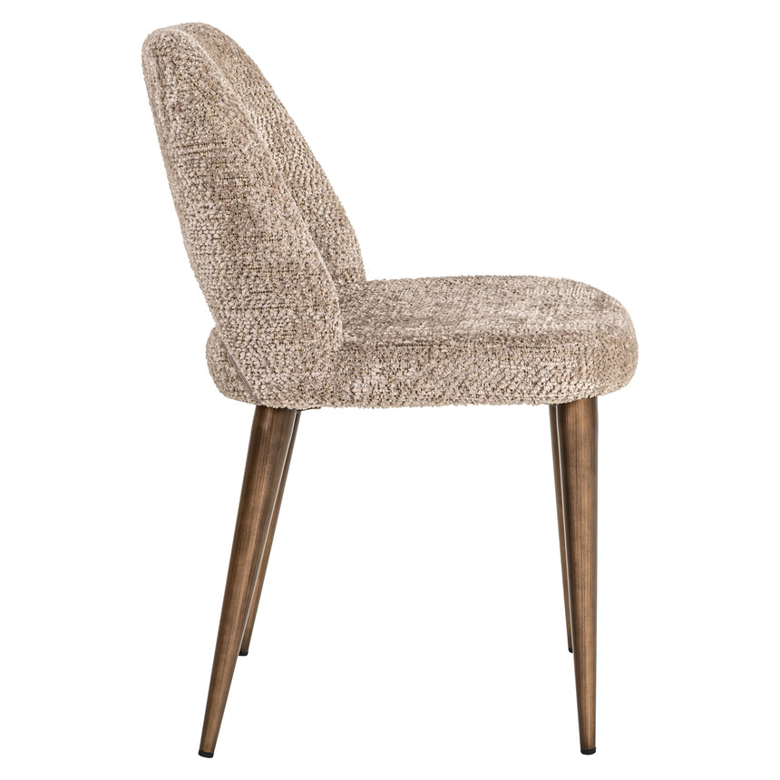 Delphine fabric low bar stool