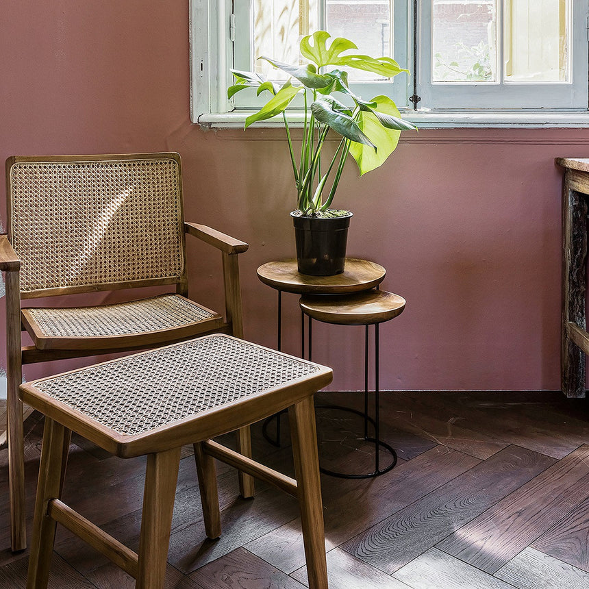 Loft fa lerakóasztal szett