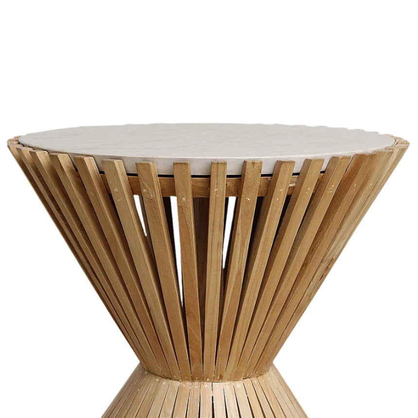 Infinity marble side table Ø46