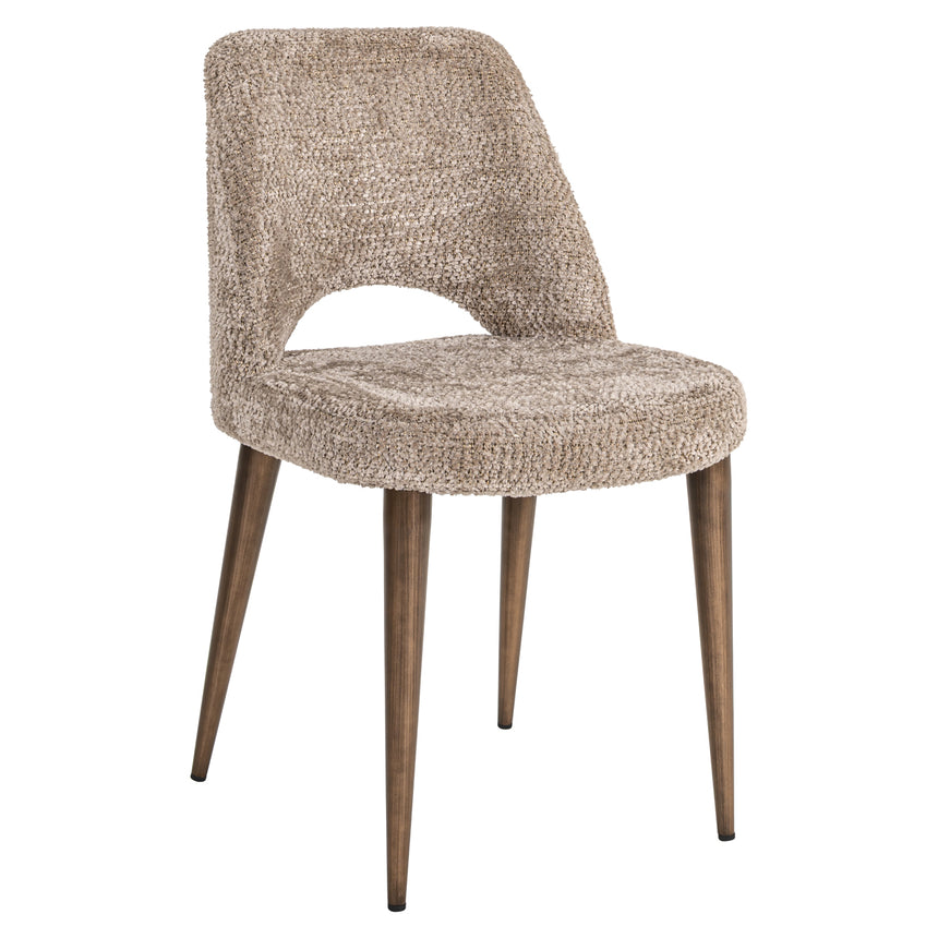 Delphine fabric low bar stool