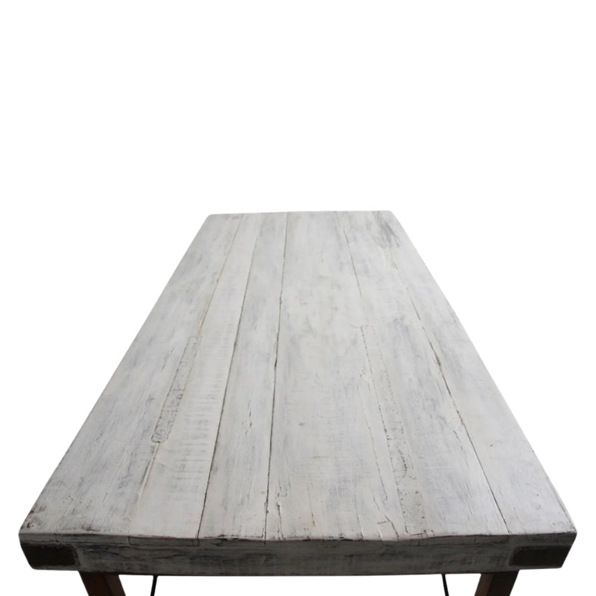 Dining wooden folding table 165x75