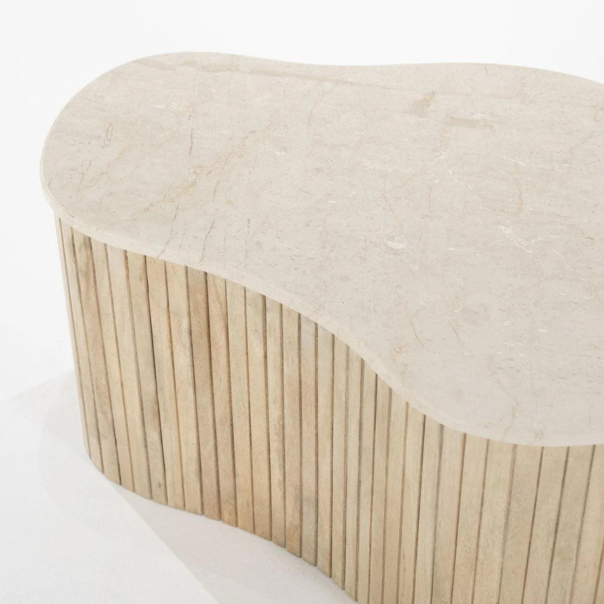 Kira marble coffee table 70x47