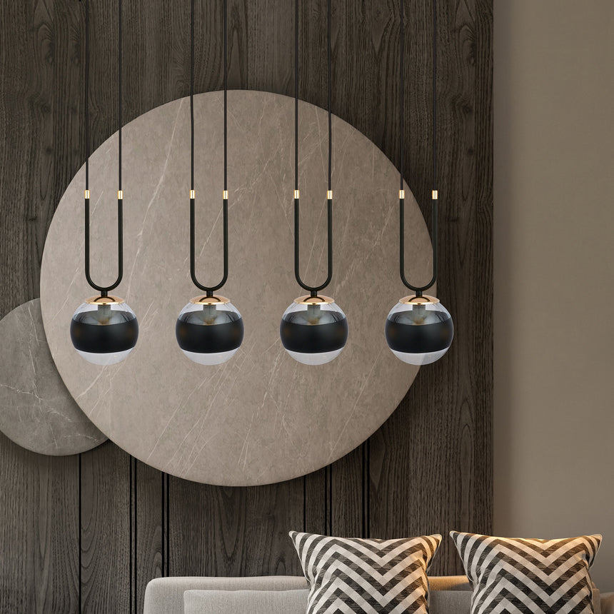 Glam 4 BL fém függőlámpa