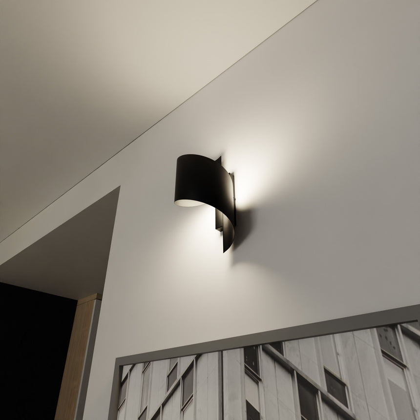 Spiner fém falilámpa