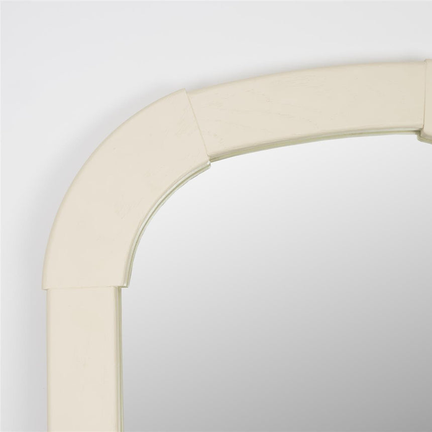 Reverse wooden mirror