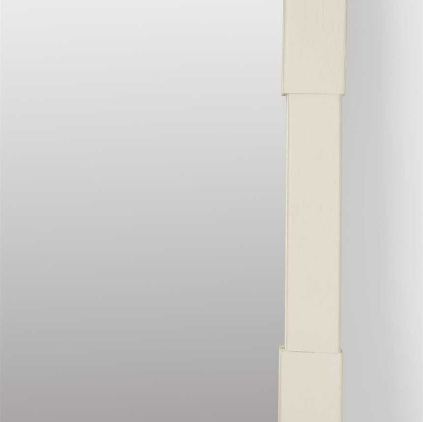 Reverse wooden mirror